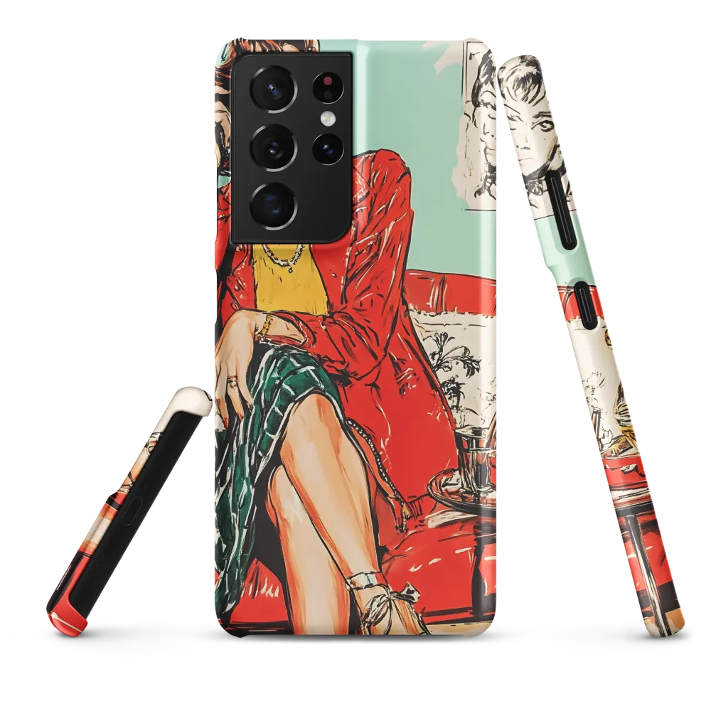Chic Confidence | Phone Case |  S21 Ultra | Snap Case | Matte