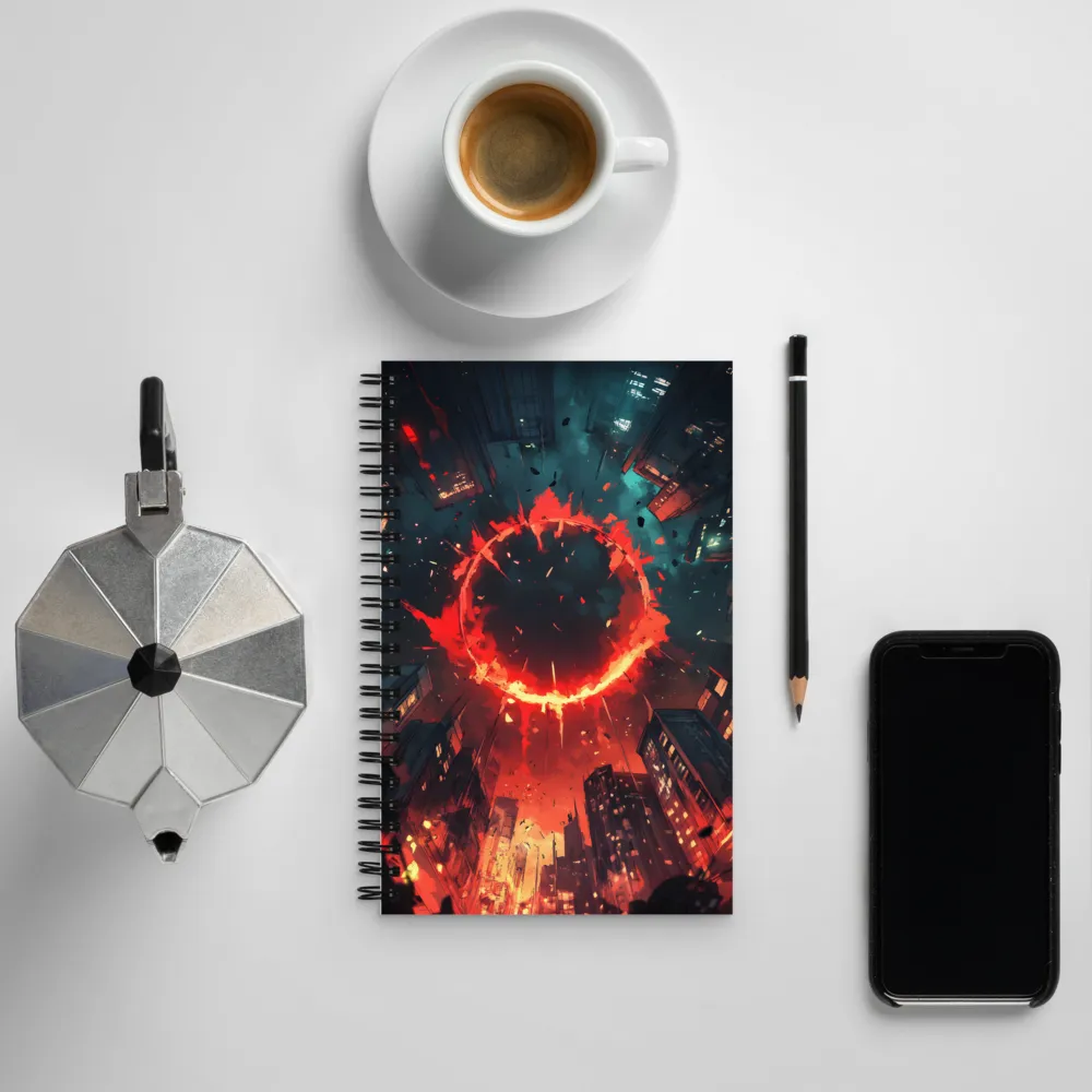 Eclipse of Destruction | Spiral Notebook