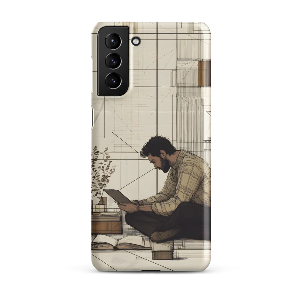 Quiet Reflections in Line | Phone Case |  S21 Plus | Snap Case | Matte