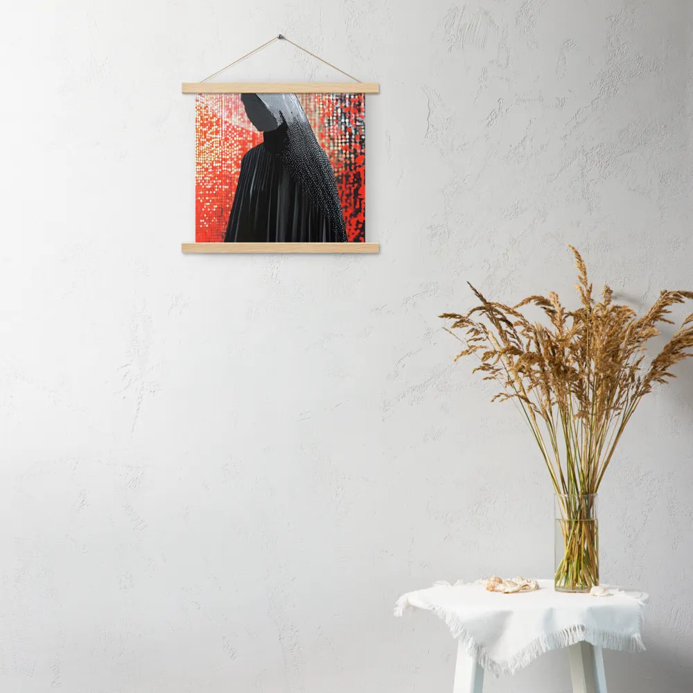 Veil of Modernity | Poster With Oak Wood Hanger | 14″×14″