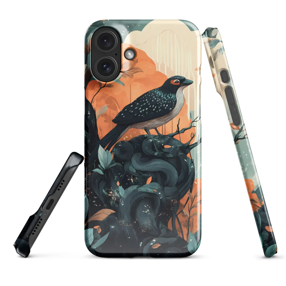 Perched Between Teal and Ember