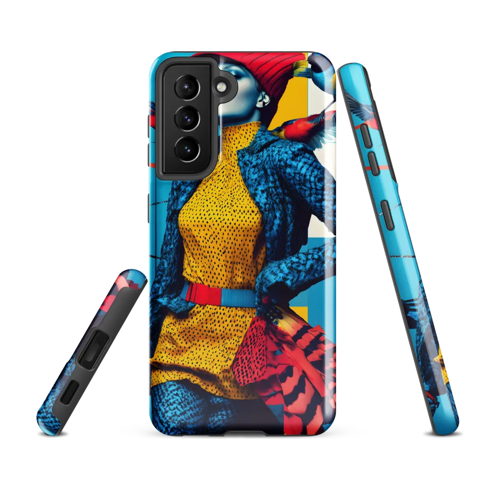 Vibrant Fusion of Nature and Fashion