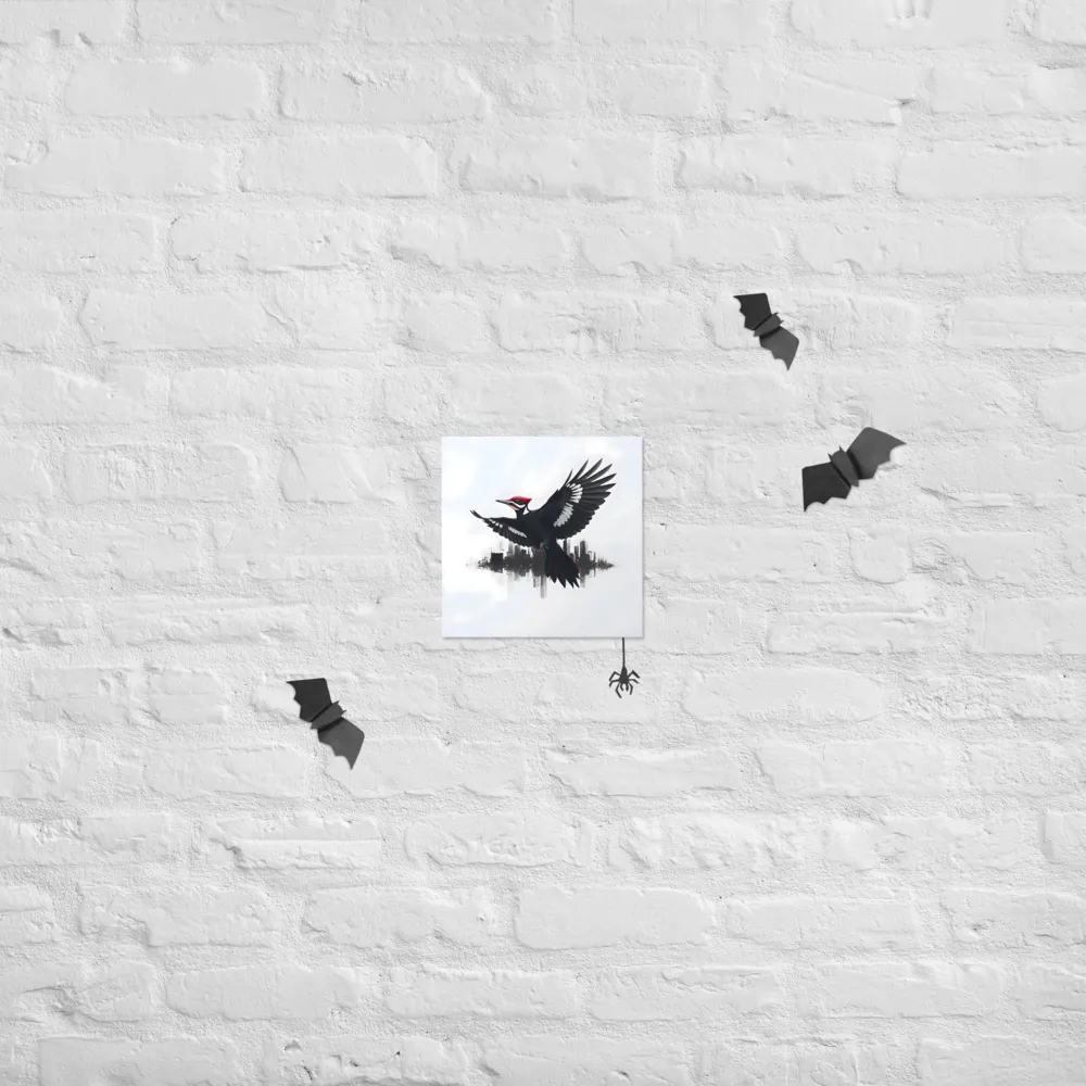 Urban Woodpecker 
 Poster | 10″x 10″
