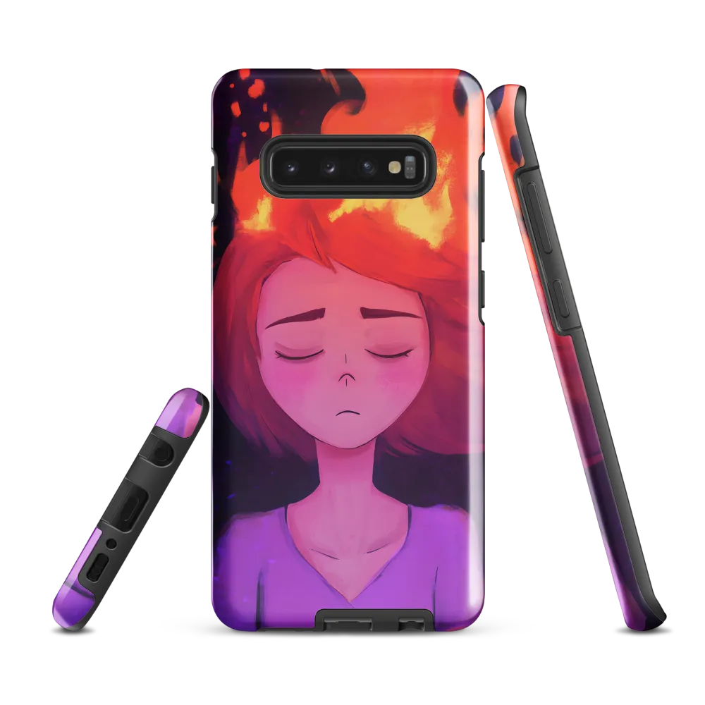 Flames of Introspection | Phone Case |  S10 Plus | Tough Case | Glossy