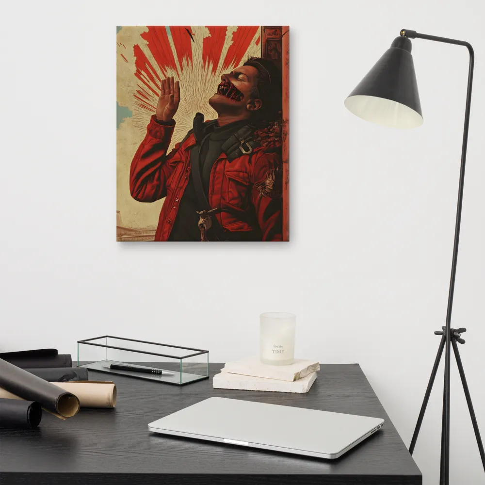 Defiant Echoes of Ruin | Canvas | 16″×20″
