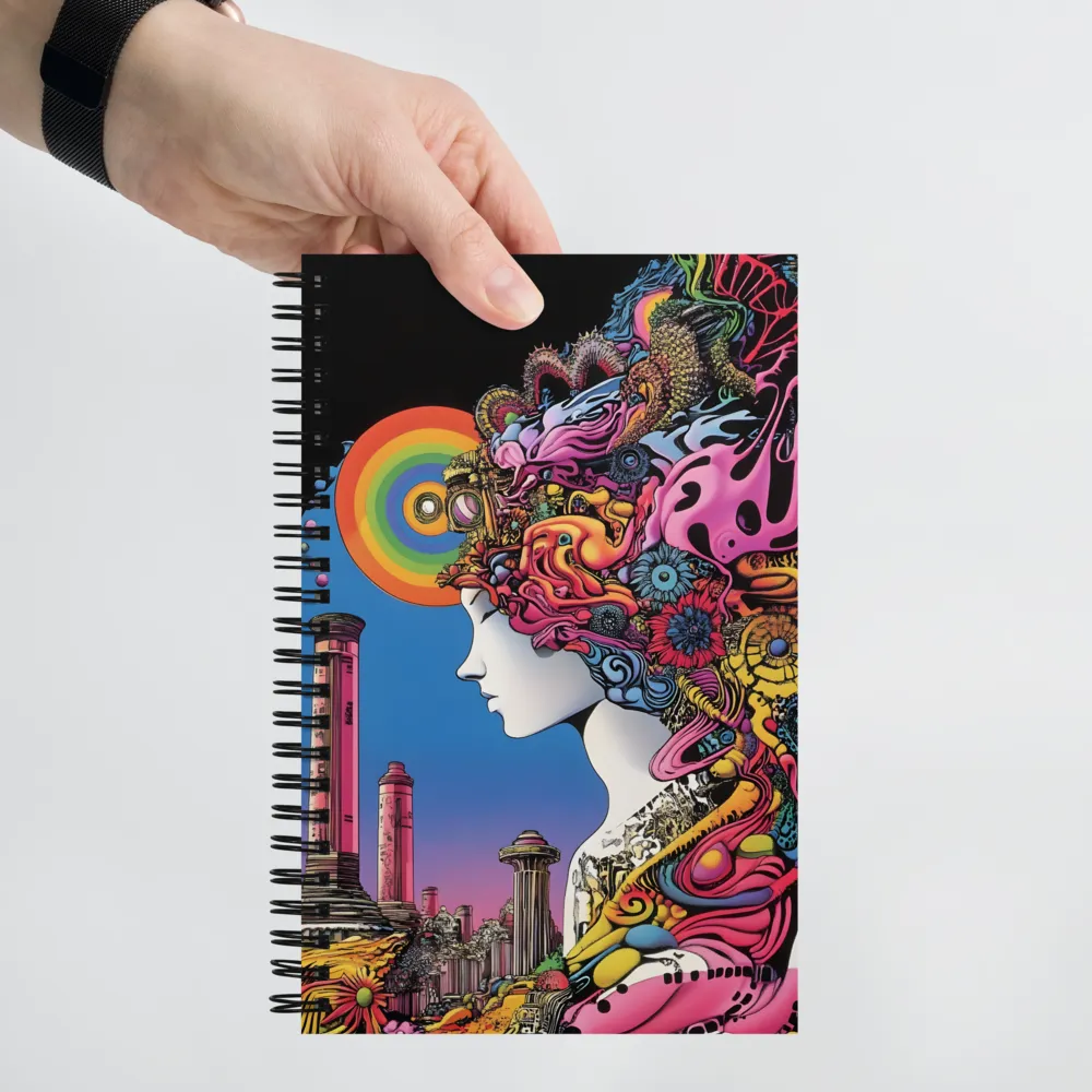 Whispers of the Psychedelic Dream | Spiral Notebook