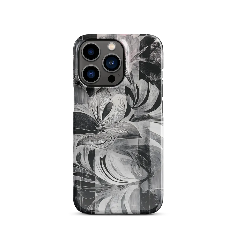 Floral Fusion in Monochrome