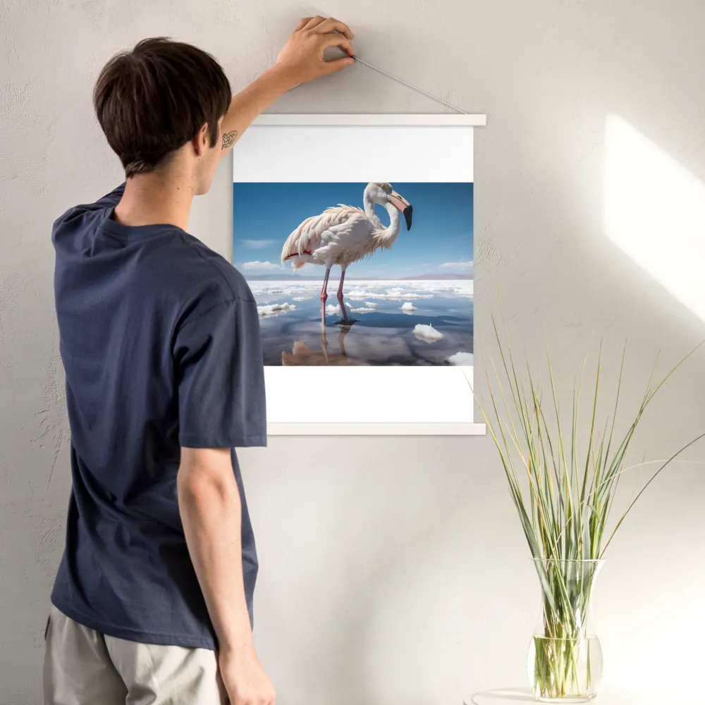 Graceful Solitude of a Flamingo