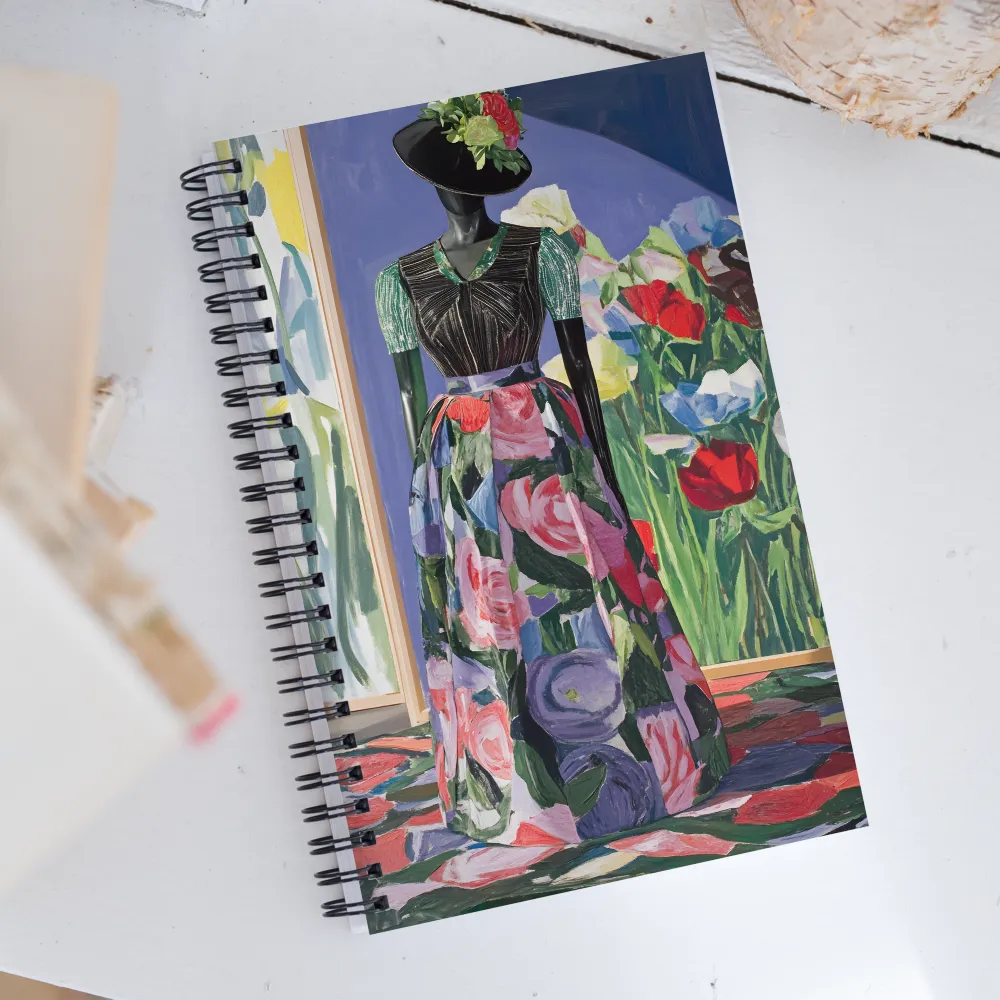 Floral Fantasy: A Celebration of Color and Style | Spiral Notebook