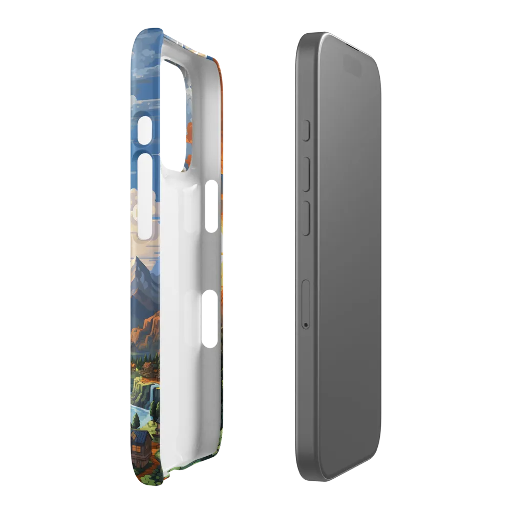 Tranquil Sunset Over Serene Landscape | Phone Case |  16 Pro | Snap Case | Matte