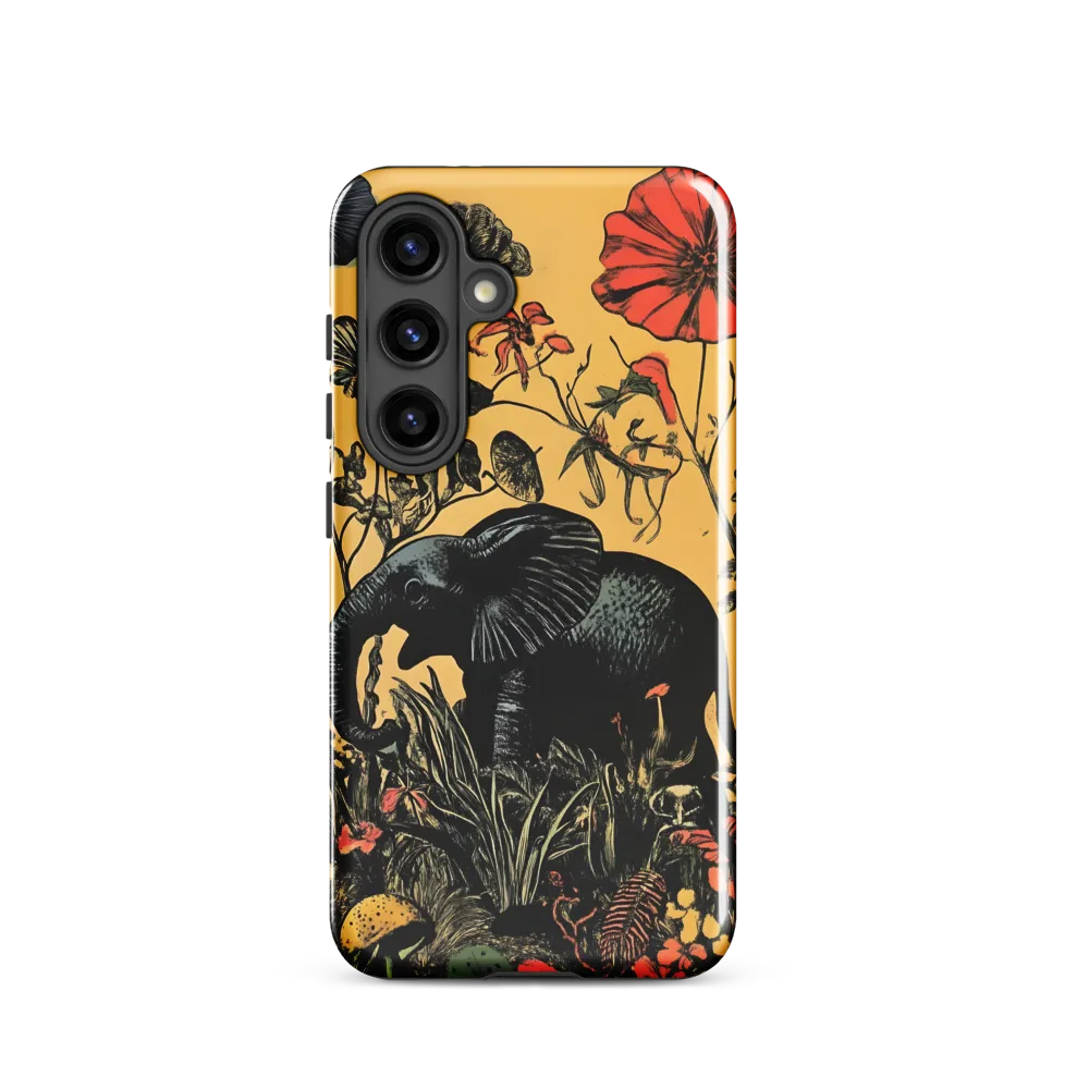 Floral Majesty: The Elephant's Sanctuary
