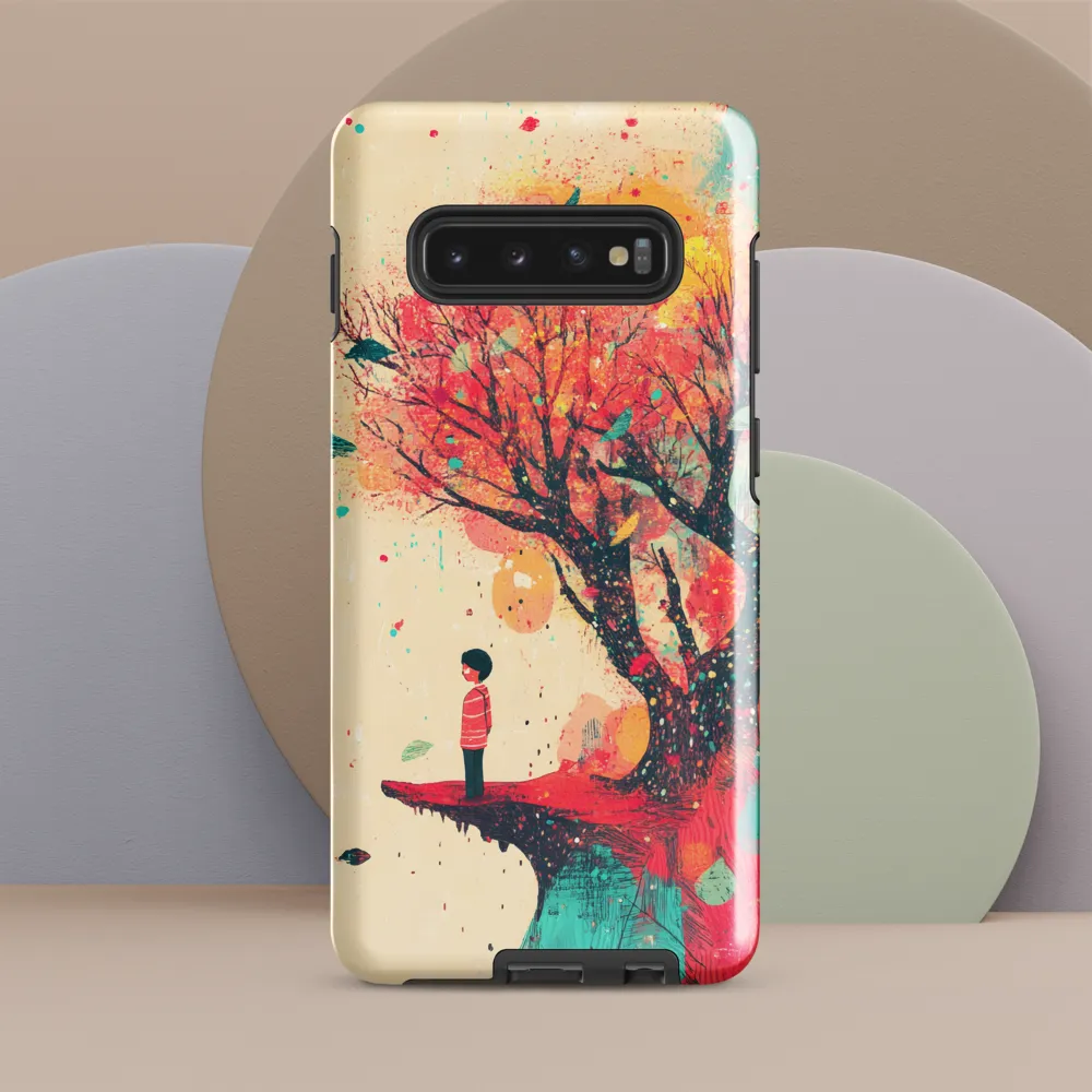 Contemplations on the Edge | Phone Case |  S10 Plus | Tough Case | Glossy