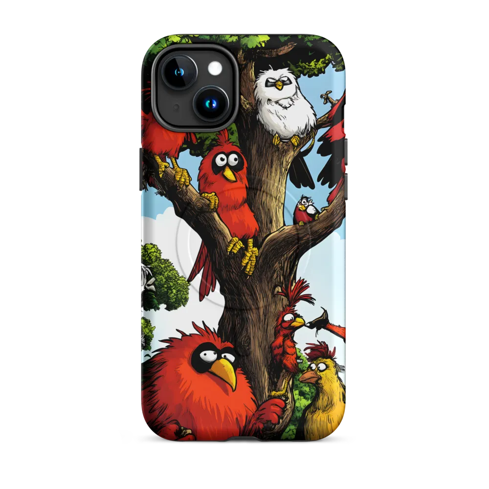 Whimsical Avian Gathering
