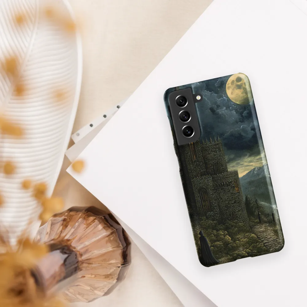 Whispers of the Moonlit Castle | Phone Case |  S21 | Snap Case | Matte