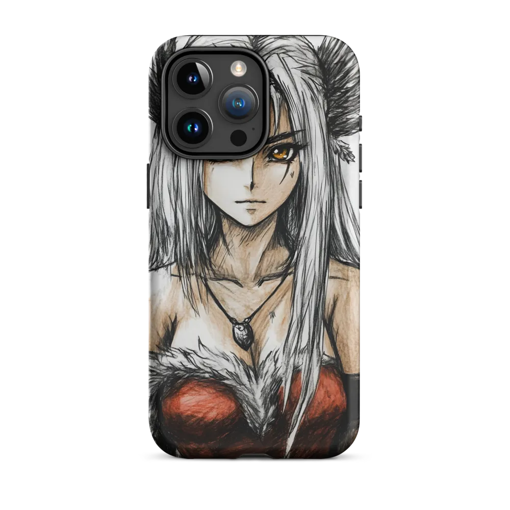 Mystical Guardian: A Confident Presence | Phone Case |  15 Pro Max | Tough Case | Matte