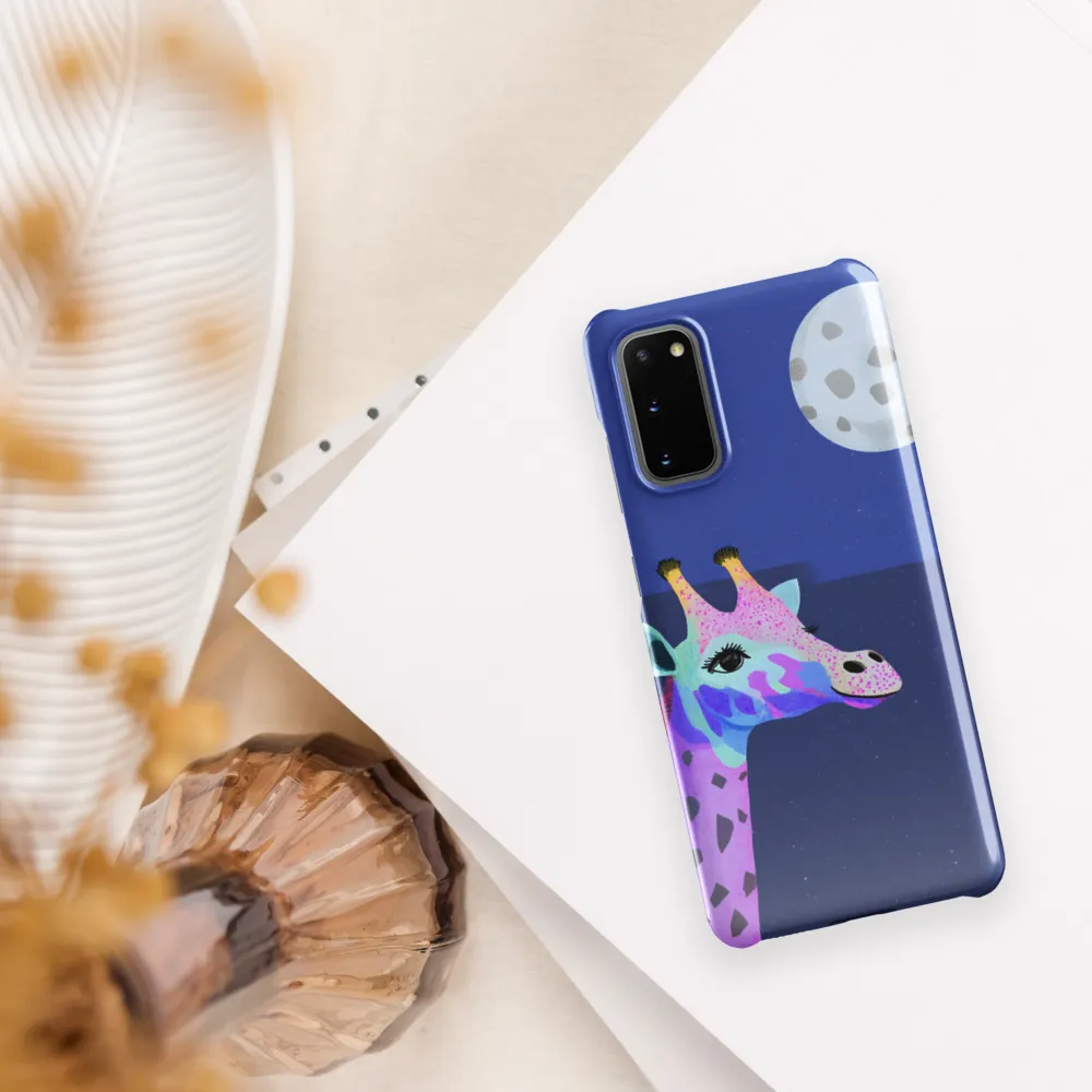 Whimsical Giraffe Under the Stars