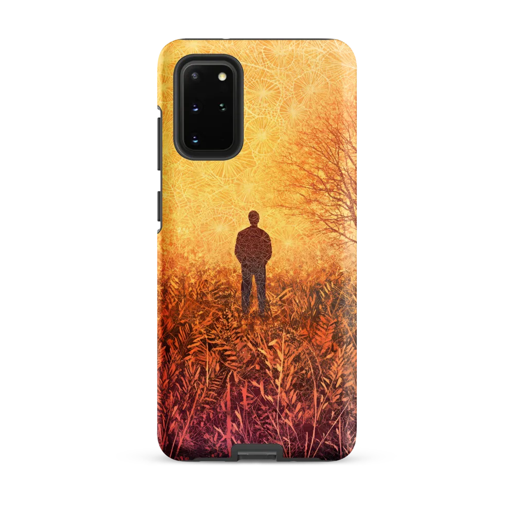 Contemplation in a Surreal Landscape
