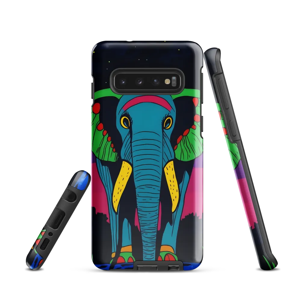 Whimsical Majesty: The Vibrant Elephant