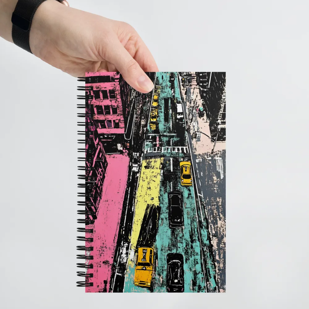 Urban Symphony in Color | Spiral Notebook