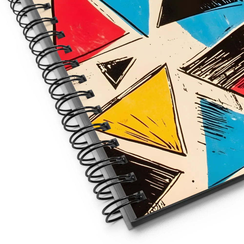 Vibrant Geometry | Spiral Notebook