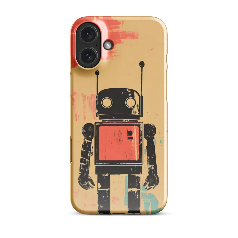 The Retro Robot | Phone Case |  16 Plus | Snap Case | Glossy