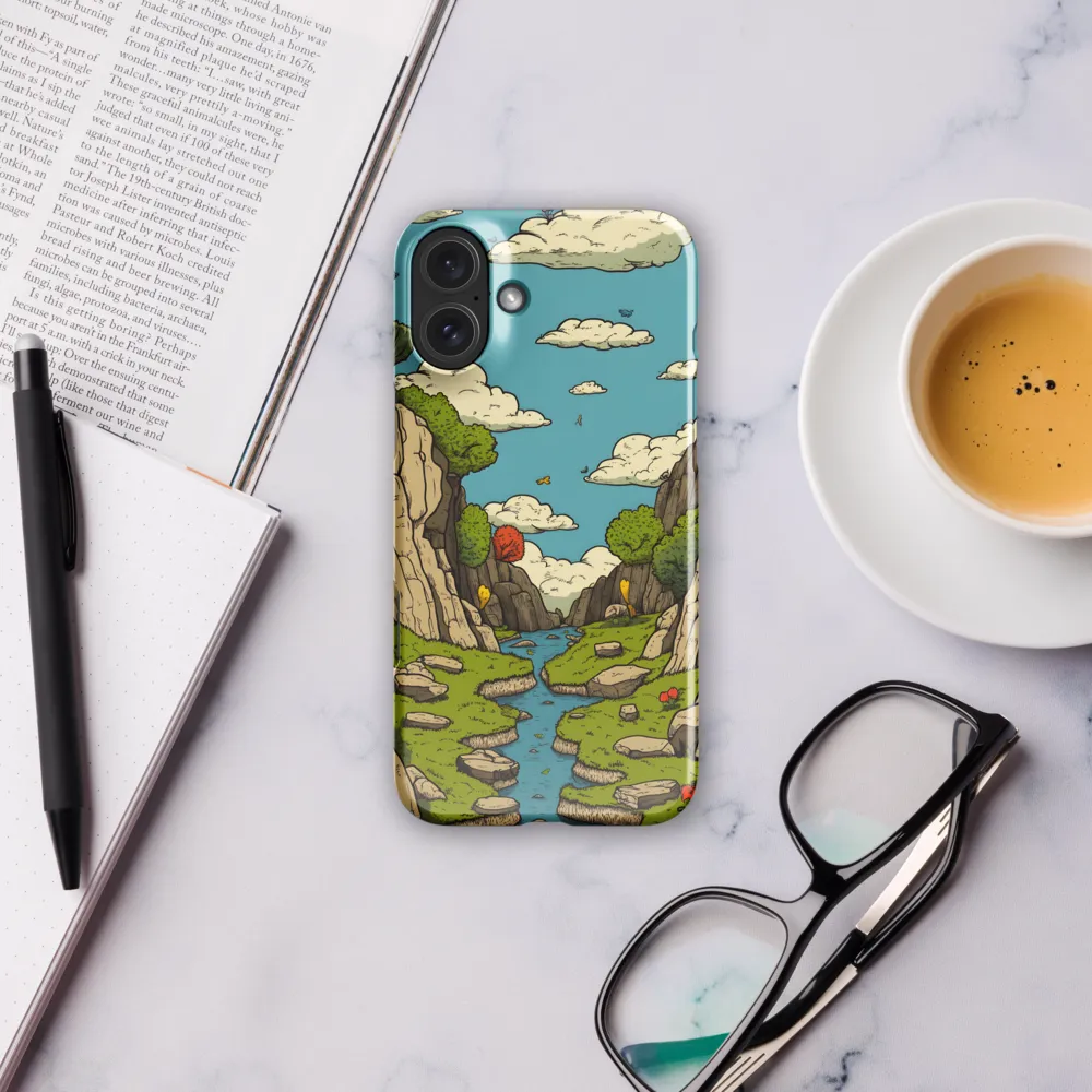 Whimsical Serenity: A Canyon Landscape