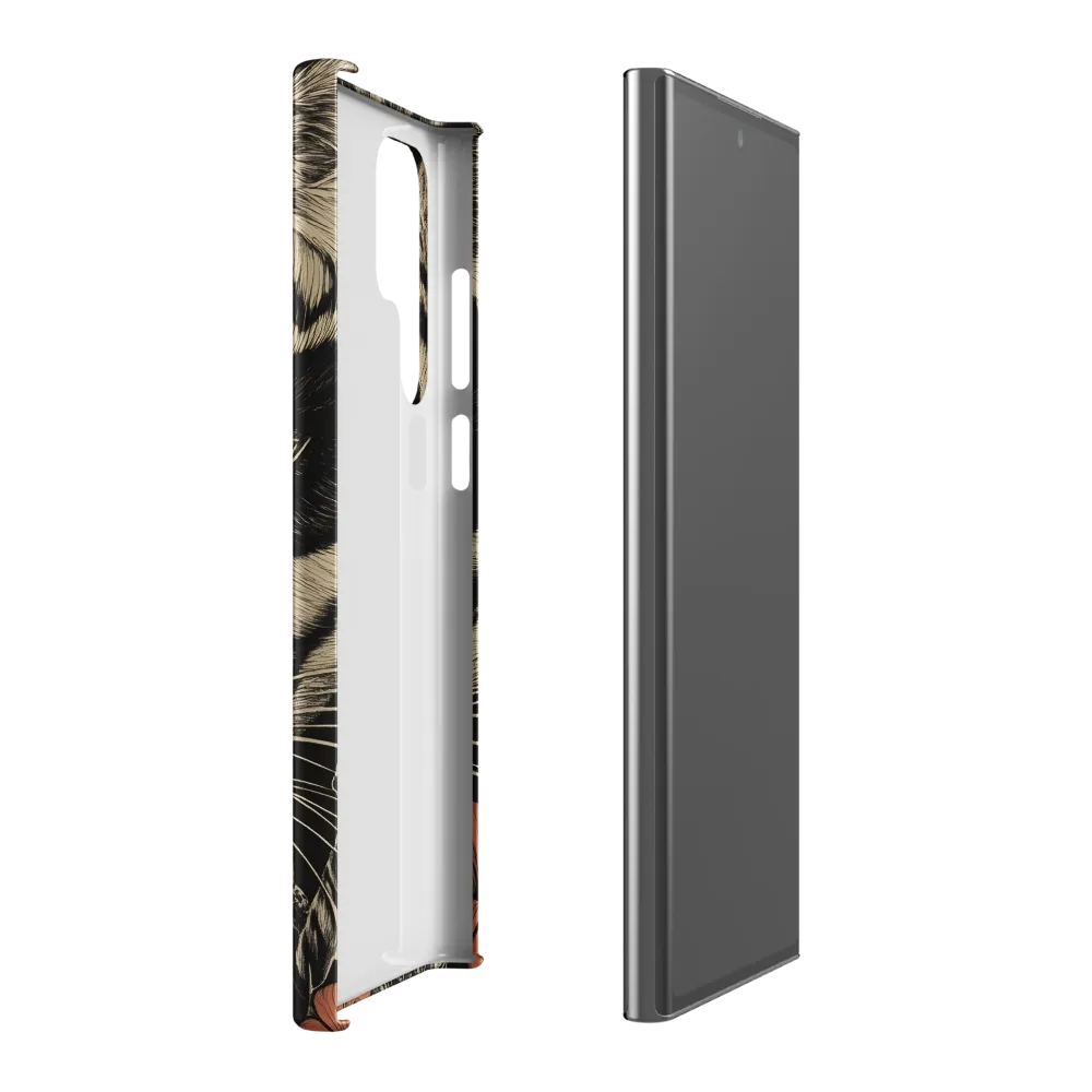 Feline Majesty: The Human-Leopard Connection | Phone Case |  S22 Ultra | Snap Case | Matte