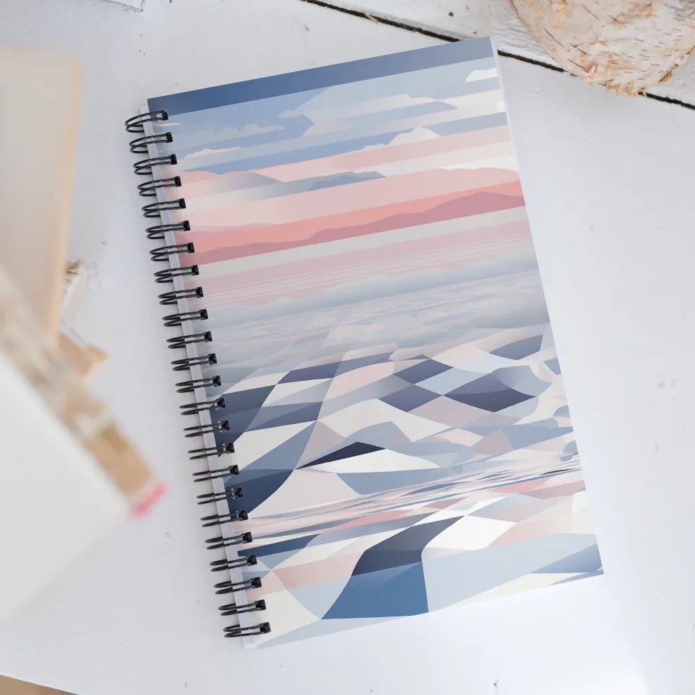 Serenity in Abstraction | Spiral Notebook