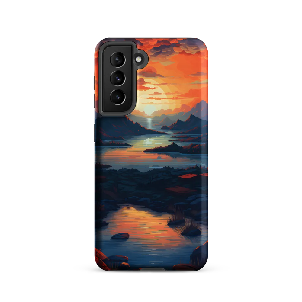 Ethereal Evening: A Digital Dusk