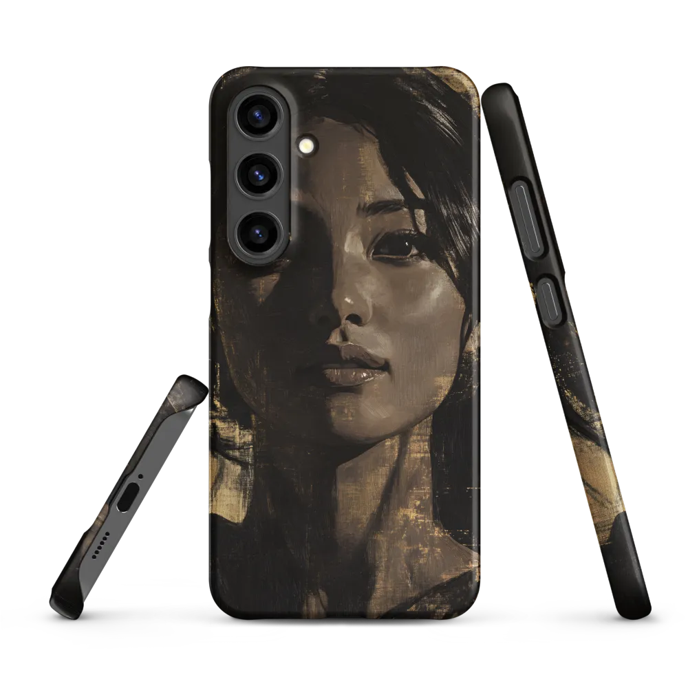 Golden Gaze: A Contemporary Portrait