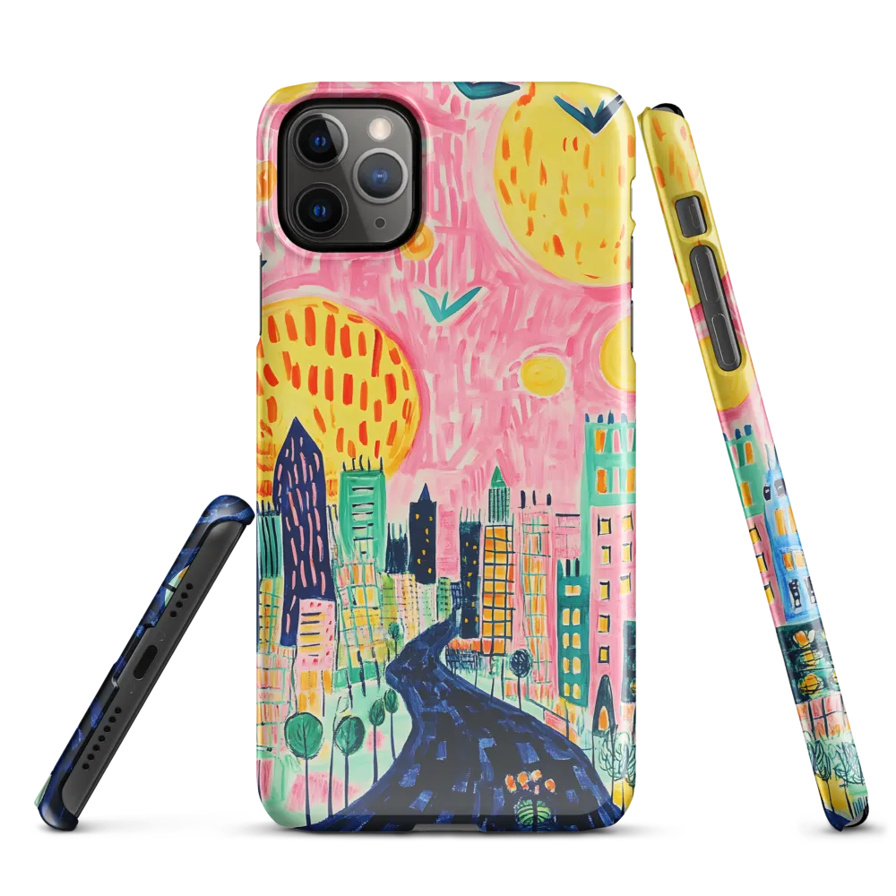 Whimsical Cityscape | Phone Case |  11 Pro Max | Snap Case | Glossy