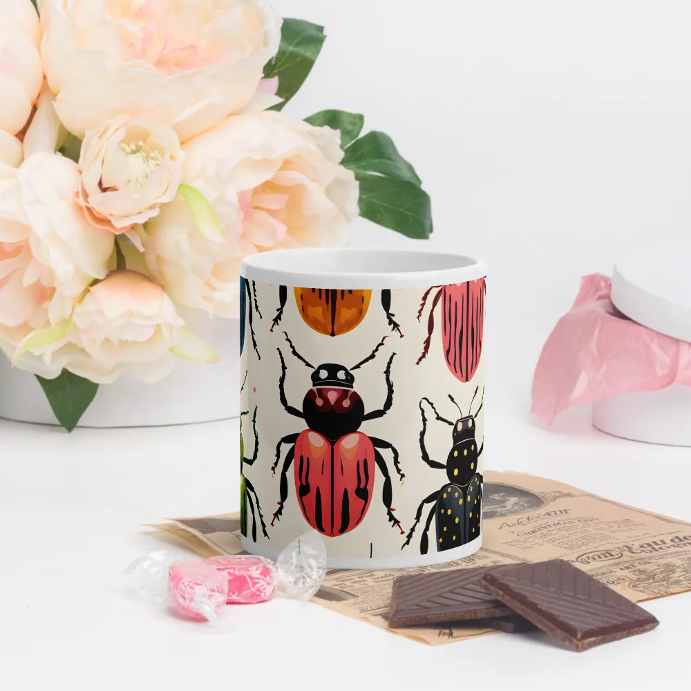 Beetle Mosaic: A Colorful Exploration of Insects | Mugs | Multiple Sizes & Colors