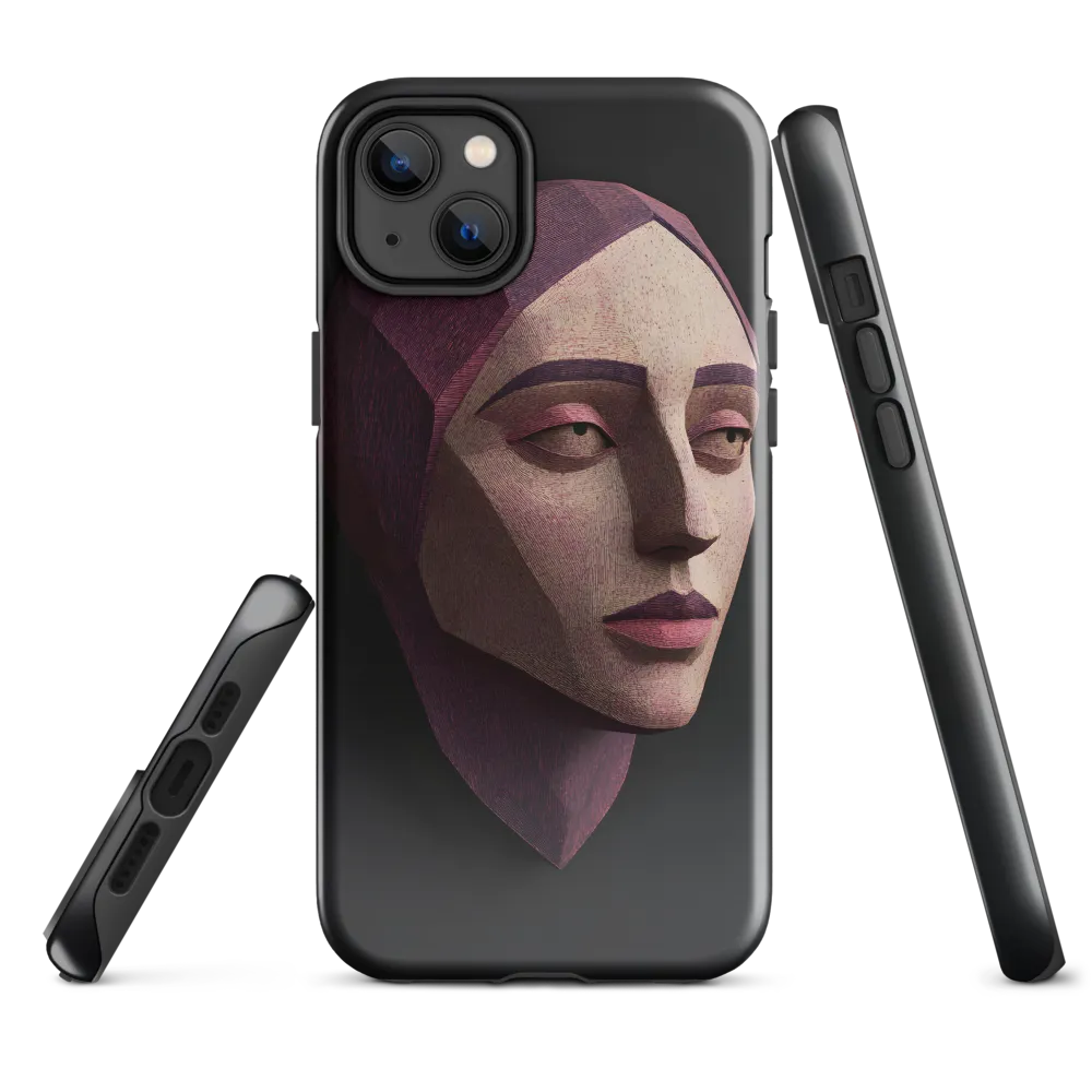 Geometric Elegance: A Contemporary Portrait
