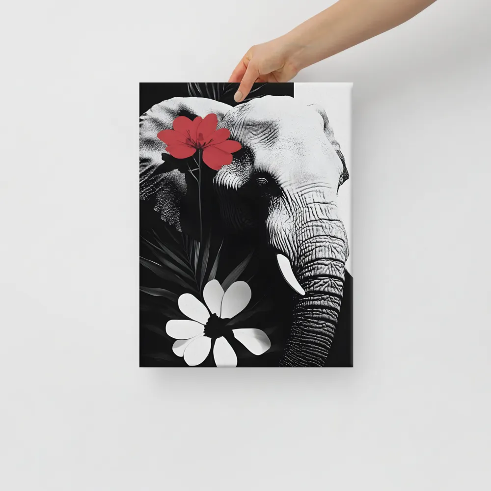 Elephant Harmony | Canvas | 12″×16″