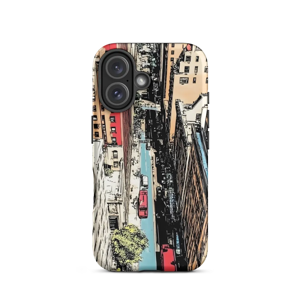 Urban Dynamics: A Bird's Eye View | Phone Case