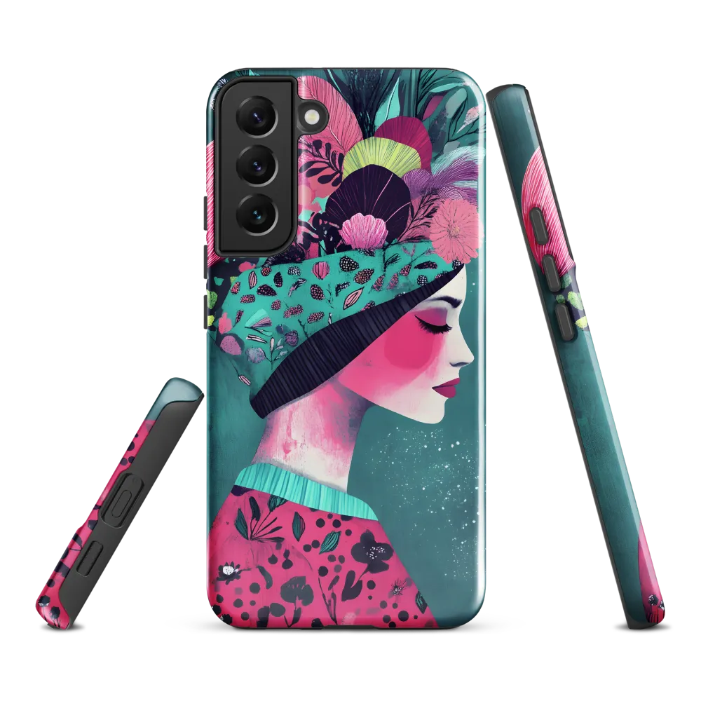 Whimsical Floral Portrait