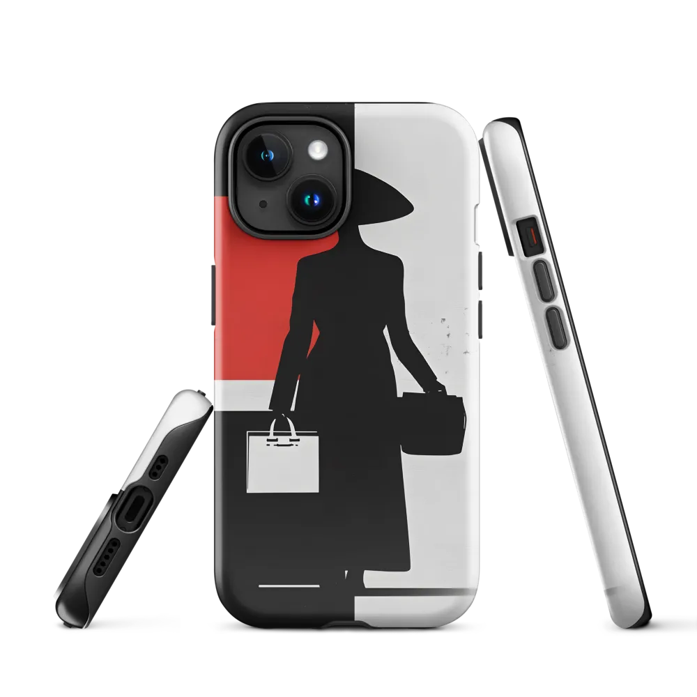 Silhouette of Elegance | Phone Case |  15 | Tough Case | Glossy