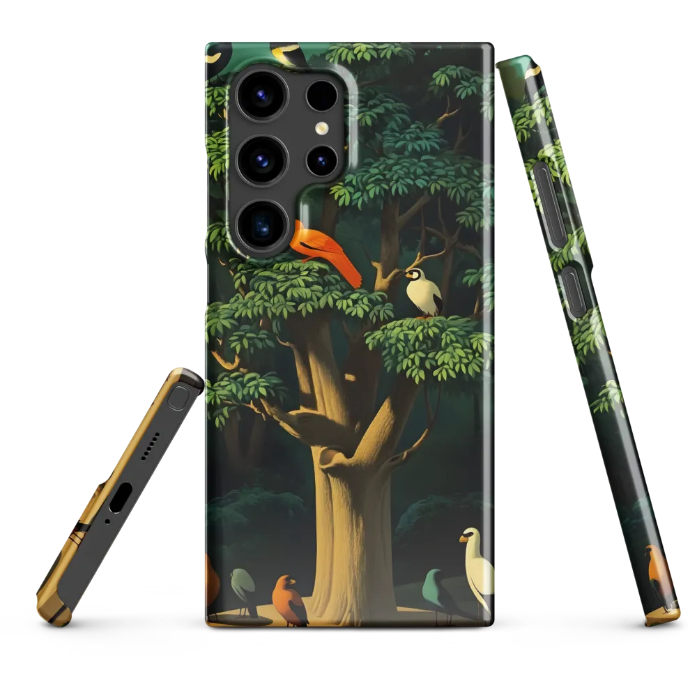 Harmony in Color: A Surreal Bird Symphony