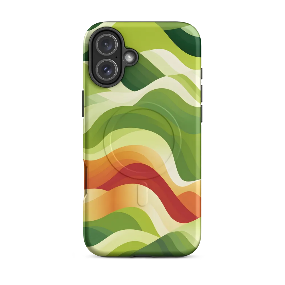 Waves of Nature | Phone Case |  16 Plus | MagSafe® Tough Case | Matte