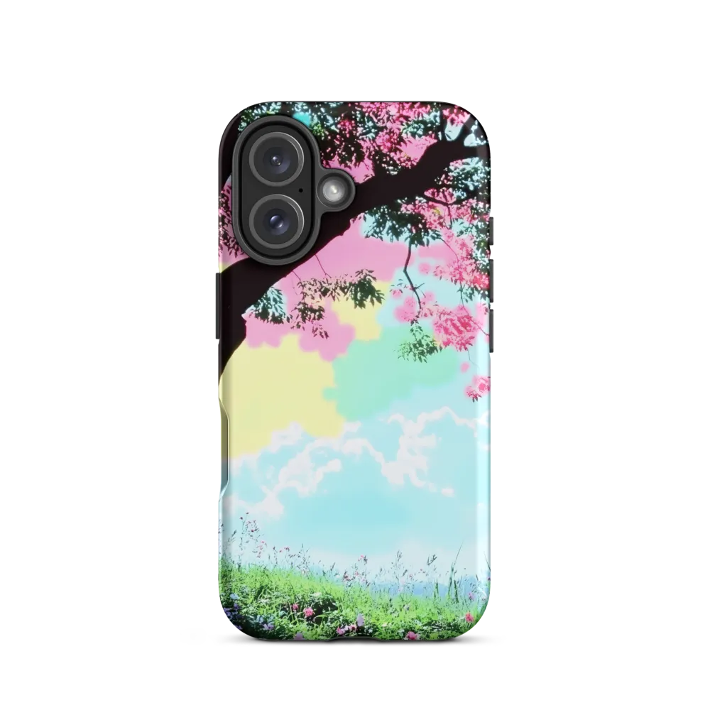 Pastel Dreams: A Surreal Tree Landscape | Phone Case