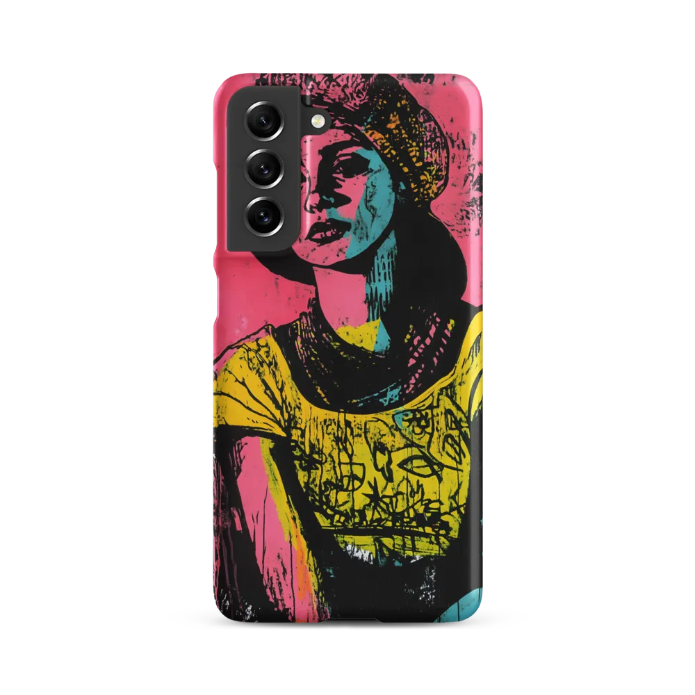 Urban Elegance: A Graffiti Portrait