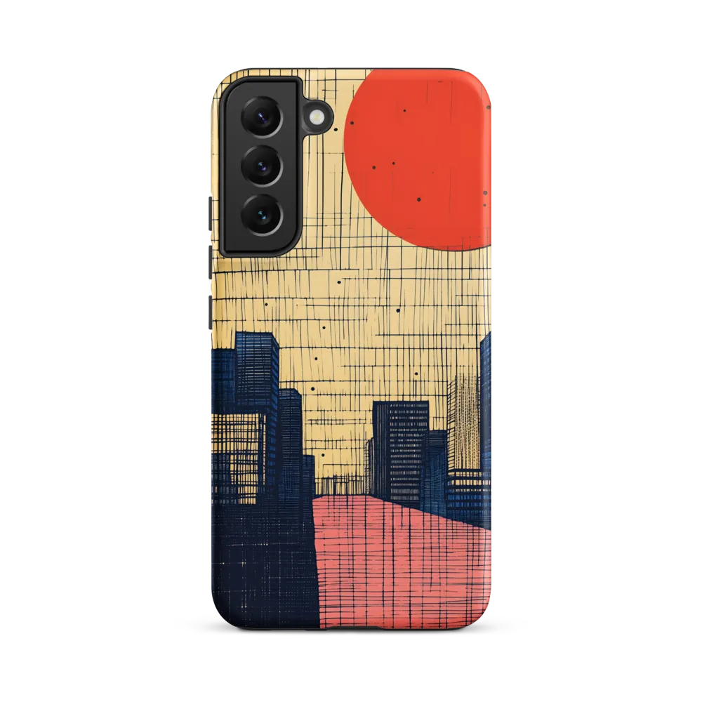 Urban Echoes: A Minimalist Cityscape