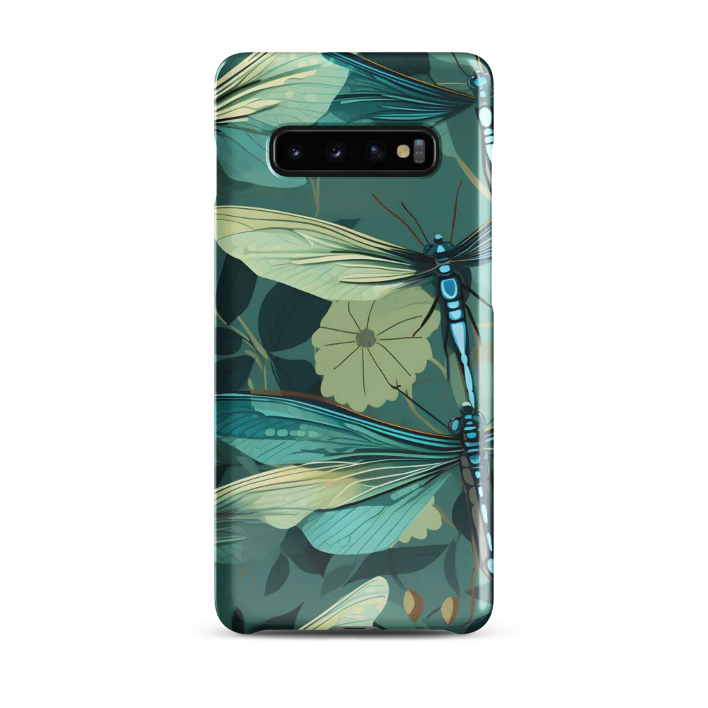 Whispers of Nature: Dragonflies in Harmony | Phone Case |  S10 Plus | Snap Case | Glossy