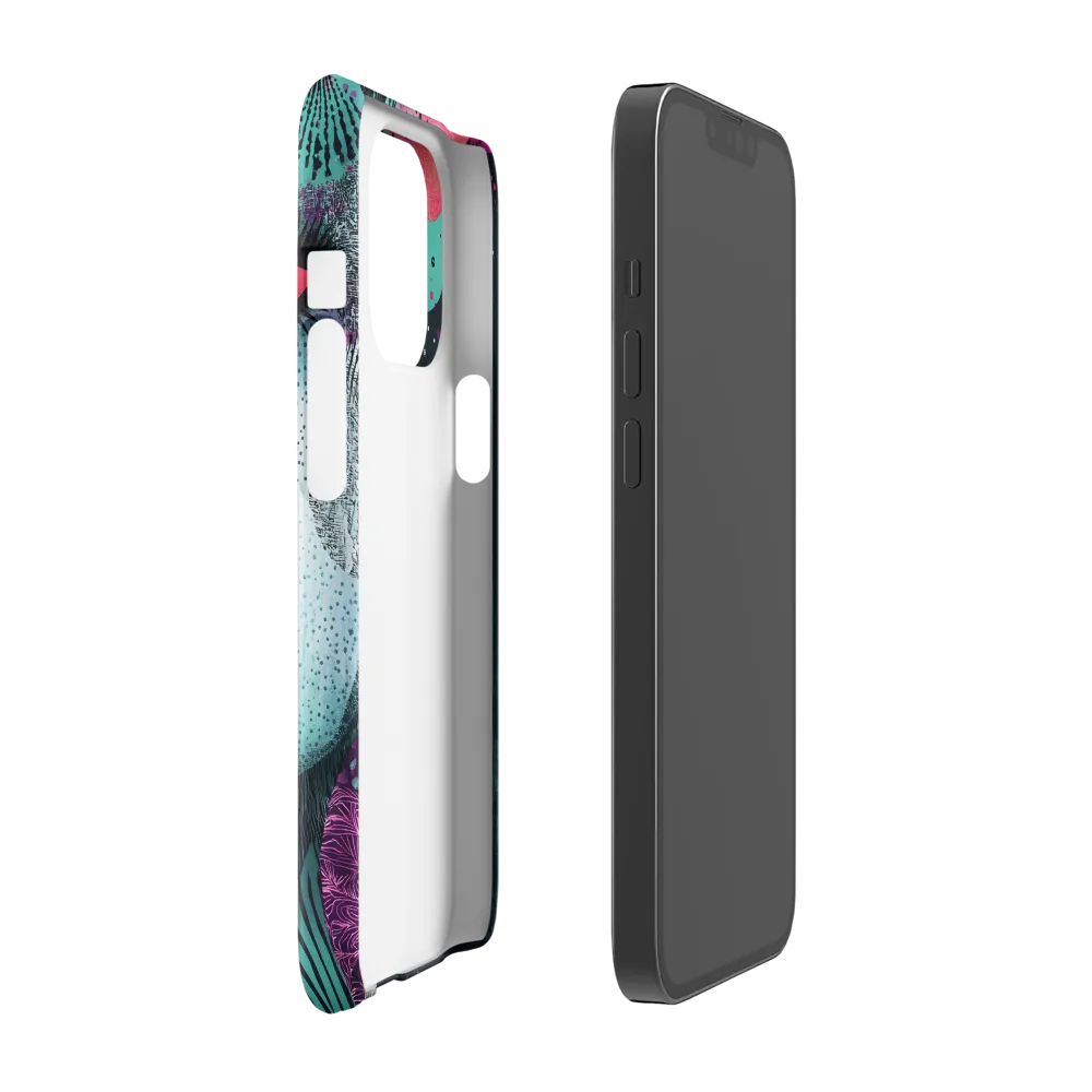 Mystical Beauty in Blue and Pink | Phone Case |  13 Pro | Snap Case | Glossy