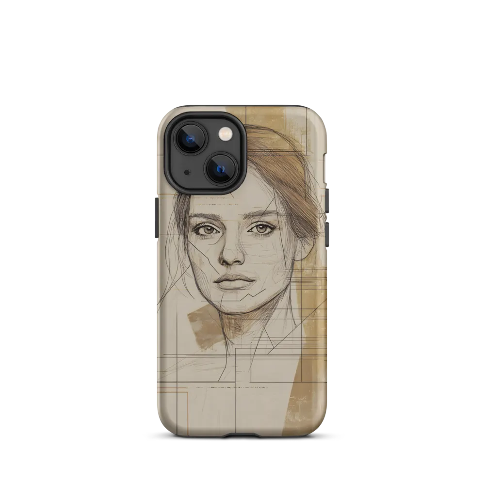 Geometric Elegance: A Modern Portrait