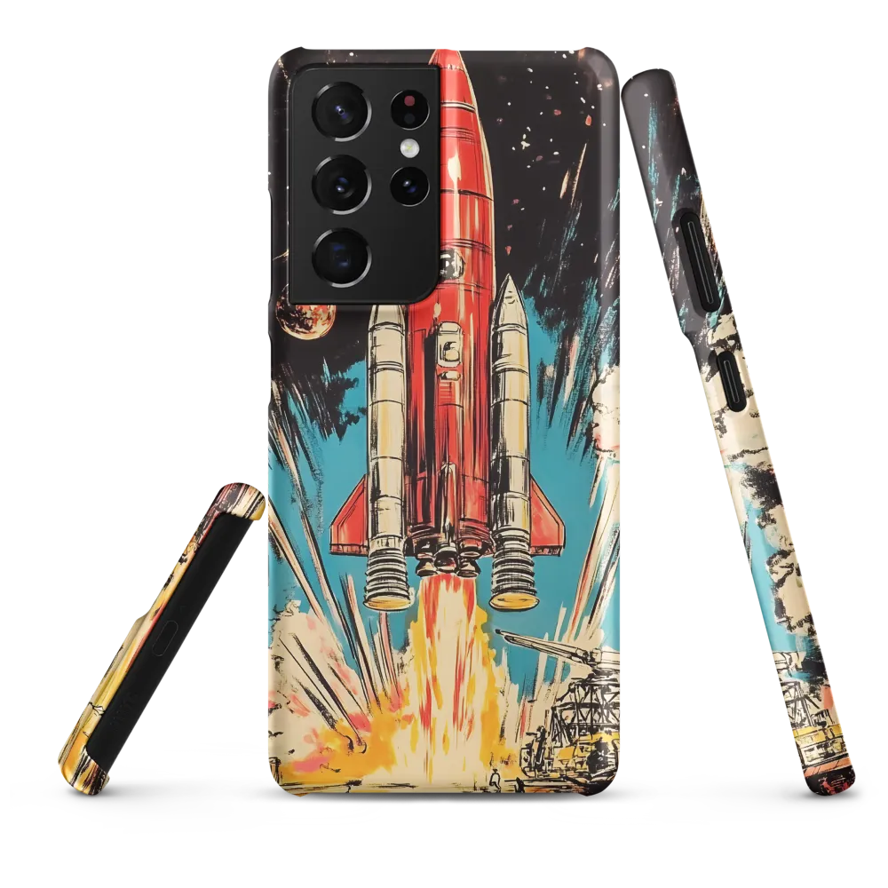 Launch: Retro Red Rocket