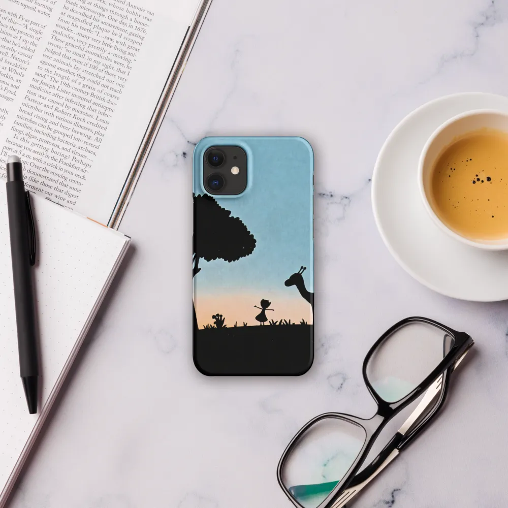 Curiosity in the Silhouette | Phone Case |  12 Mini | Snap Case | Matte