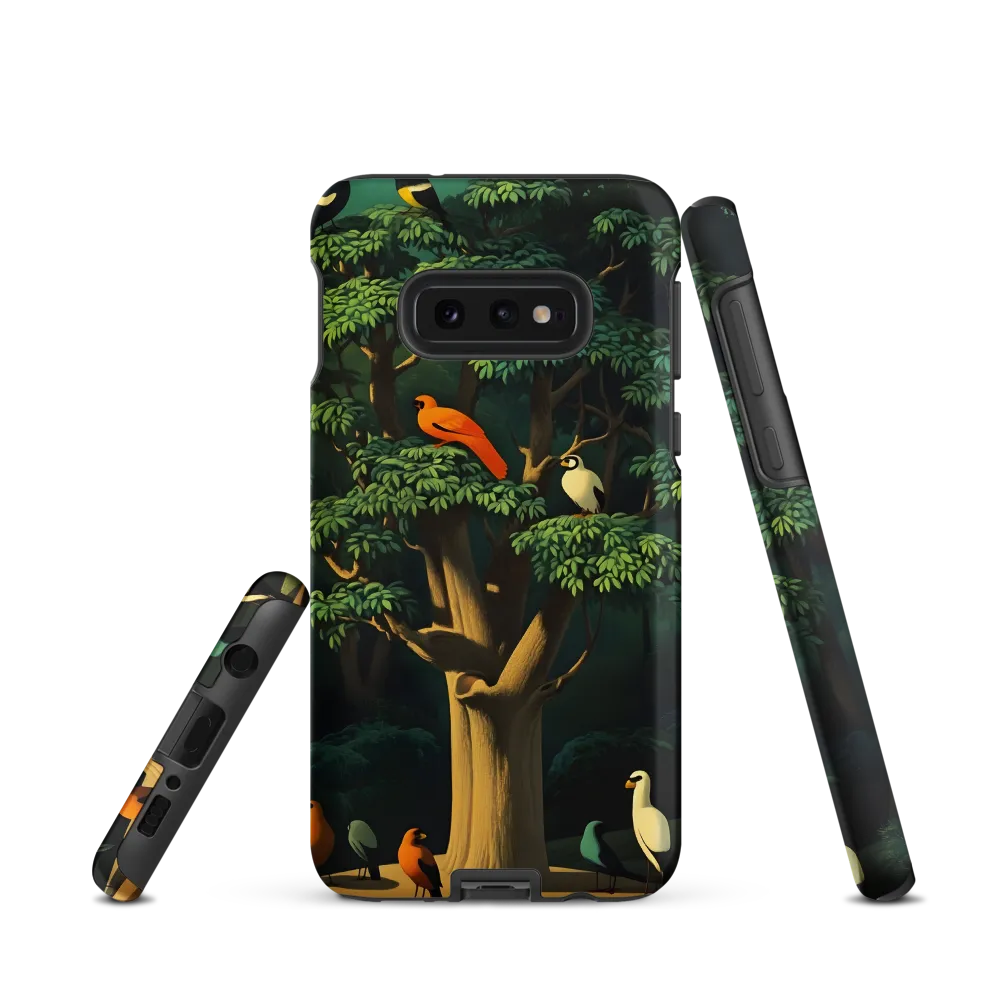 Harmony in Color: A Surreal Bird Symphony