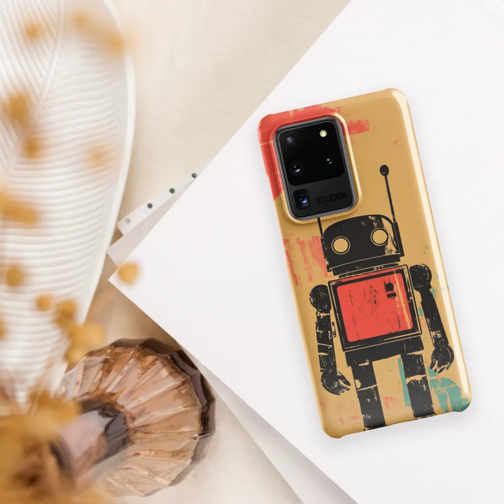The Retro Robot | Phone Case |  S20 Ultra | Snap Case | Glossy