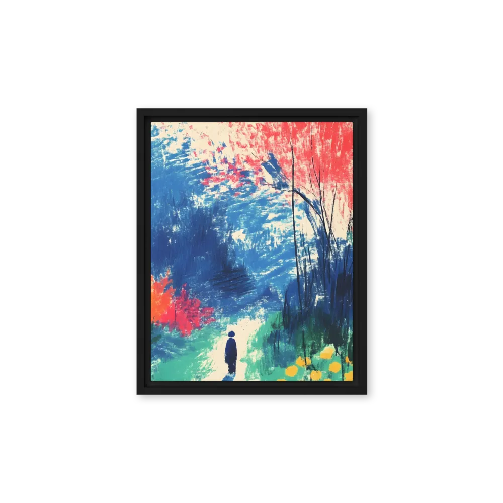 Whispers of Tranquility | Canvas with Black Frame | 11″×14″